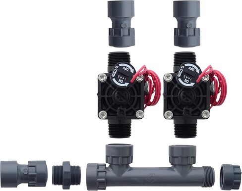 Hunter PGV101-MM مجموعة صمامات Dura متعددة المناطق ذات منطقتين مع التحكم في التدفق - Slip PGV101G (منطقتان) in Kuwait
