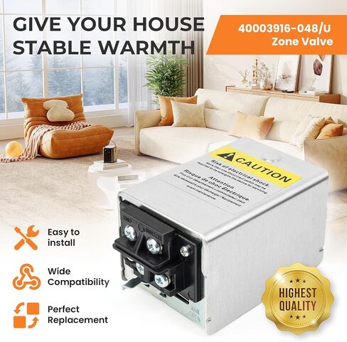 40003916-048 استبدال Powerhead، لصمام منطقة سلسلة V8043F، V8043F1036 V8043F1093 V8043F1028 V8043F1101 V8043F1051، رأس المحرك 24 فولت تيار متردد 50/60 هرتز مع مفتاح طرفي وطرف لولبي، مغلق عادة in Kuwait