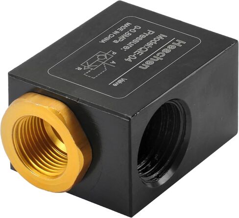 Heschen Pneumatic Quick Exhaust Valve QE-04 G1/2" Thread Pipe One Way Flow in Saudi Arabia