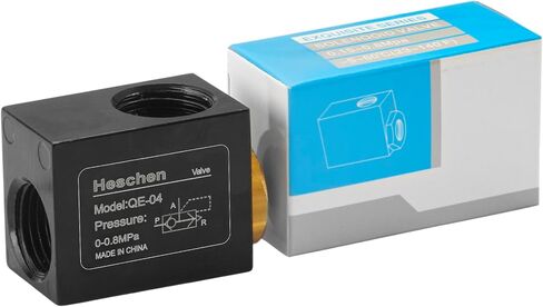 Heschen Pneumatic Quick Exhaust Valve QE-04 G1/2" Thread Pipe One Way Flow in Saudi Arabia