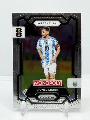Panini Monopoly World Cup 2026 Lionel Leo Messi Argentina Base Card, No. 1 in Kuwait