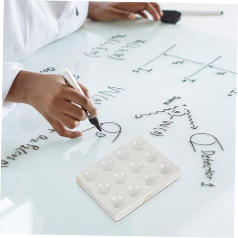 2 Pack Scientific Experiment Plates 12 Holes Porcelain Plate for Chemical Testing Multi-Hole Design in Saudi Arabia