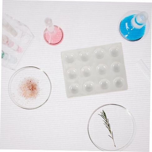 2 Pack Scientific Experiment Plates 12 Holes Porcelain Plate for Chemical Testing Multi-Hole Design in Saudi Arabia