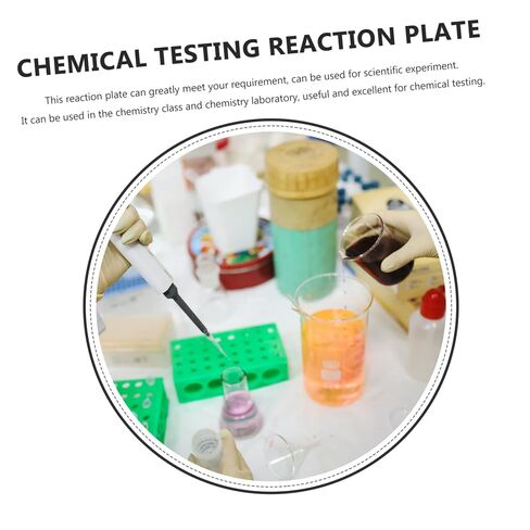 2 Pack Scientific Experiment Plates 12 Holes Porcelain Plate for Chemical Testing Multi-Hole Design in Saudi Arabia