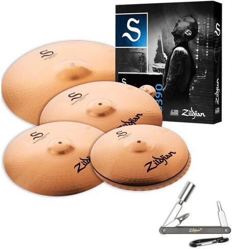 شركة Avedis Zildjian S390 4 قطع متوسطة S SERIES PERFORMER CYMBAL SET - لمسة نهائية رائعة مع ZKEY in Kuwait