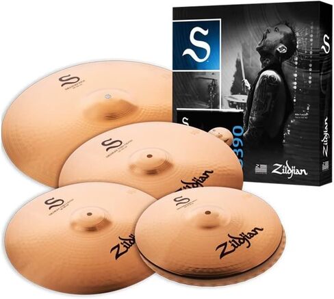شركة Avedis Zildjian S390 4 قطع متوسطة S SERIES PERFORMER CYMBAL SET - لمسة نهائية رائعة مع ZKEY in Kuwait