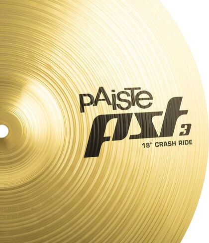 Paiste Crash/Ride Cymbal, PST 3 Series, Percussion Instrument for Drums, 18" in Kuwait