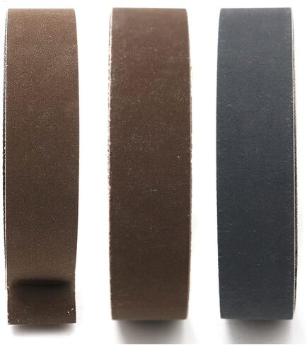 Sander Paper,10Pcs 25 X 762mm Polishing Sanding Belts Assorted Sandpaper Abrasive Bands Finger 40~1000 Grit(60#) in Kuwait