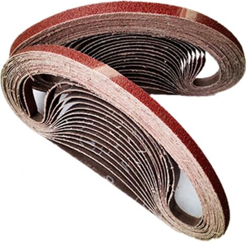 20pcs 533 * 9mm Industrial Woodworking Grinding Polishing Ring Powerful Lap Joint Pneumatic Electric Abrasive Belt Grin(400#) in Kuwait