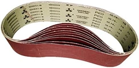 Sander Paper,20pcs Abrasive Belt 915 * 100mm Ring Polishing Grinding Grinder Accessories(80#) in Kuwait