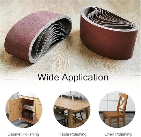 10Pcs 25x762mm Sanding Belt Wood 1" X 30" Aluminum Oxide Abrasive Band Screen Can Dry Wet Grinding For Metal(Grit 1000) in Saudi Arabia