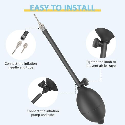 Football Helmet Inflation Pump and Inflation Needle Kit, for Schutt&Riddell Multifunctional Sports Helmet Air Pump in Kuwait