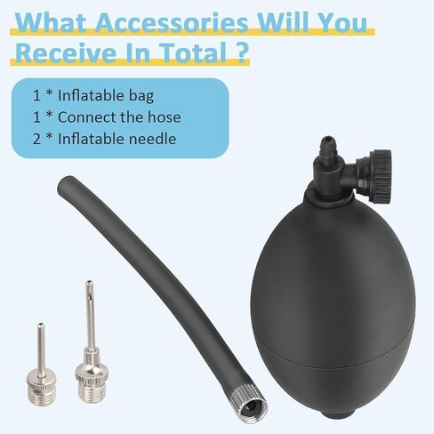 Football Helmet Inflation Pump and Inflation Needle Kit, for Schutt&Riddell Multifunctional Sports Helmet Air Pump in Kuwait