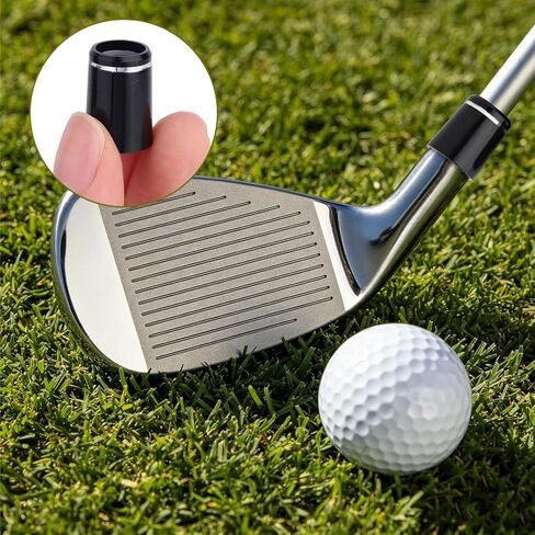 24pcs Black Golf Iron Ferrules, Tapered 0.335 & 0.355 & 0.370 Shafts Club Ferrules for Most Iron Shafts Golf Club Body Accessories for Custom Builds and Repairs in Saudi Arabia