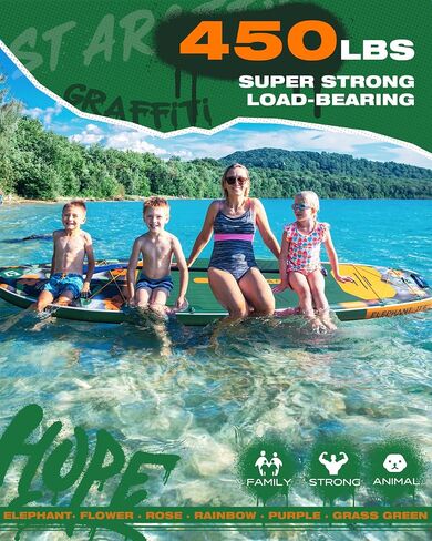 Starcity 11'6"x35"x6" Inflatable Stand Up Paddle Board, Extra Wide SUP Board for Stable Lake Paddling, 450 Pound Capacity Paddle Board for Beginners in Saudi Arabia