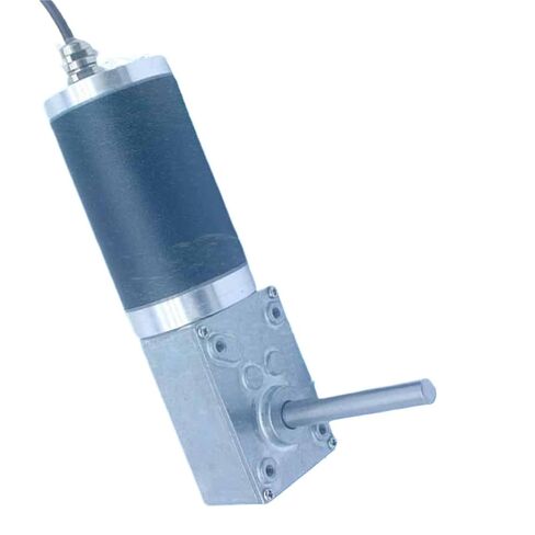 Underwater Robotic Waterproof Geared Motor IP68 Tubular Metal Gearbox Reducer Long axis Right Angle Worm Gear reductor(Motor,16R-24V) in Kuwait