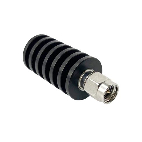 10 واط SMA ذكر RF تحميل محوري دمية DC-6 جيجا هرتز 50Ω إنهاء مع سبائك مطلية بالنحاس وأكسيد الألومنيوم لاختبار الهوائي ومعدات المختبرات والاتصالات in Kuwait