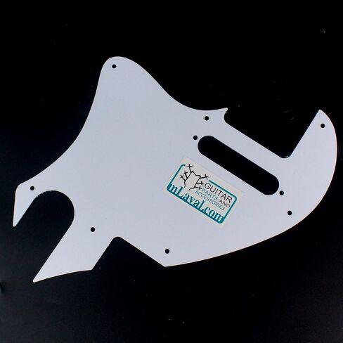 Custom Guitar Pickguard for Tele F Hole Convertion,4ply White Pearloid in Kuwait
