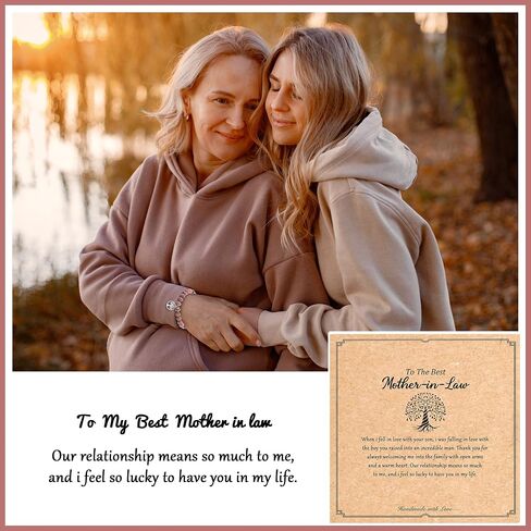Mothers Day Gifts for Mom, Tree of life Natural Stone Bracelet Gifts for Mom Mother in Law in Saudi Arabia