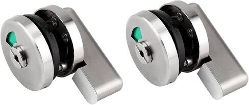 2 x Round Rosette Toilet Lock Rotary Latch, Rotary Knob, Bathroom Door Lock, Toilet Lock, Deadbolt Lock Privacy Lock, Locking and Lever for Displaying Privacy in Saudi Arabia