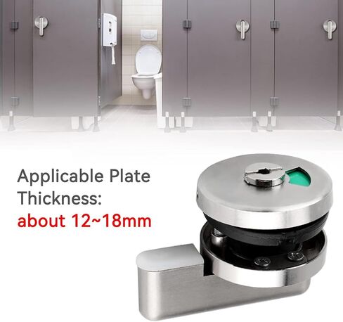 2 x Round Rosette Toilet Lock Rotary Latch, Rotary Knob, Bathroom Door Lock, Toilet Lock, Deadbolt Lock Privacy Lock, Locking and Lever for Displaying Privacy in Saudi Arabia