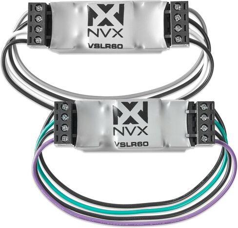 NVX VSLR60، مقاومات تحميل 60 أوم متوافقة مع سيارات دودج/كرايسلر/جيب/رام/فيات 2018 مع أنظمة مضخمة (زوج واحد) in Kuwait