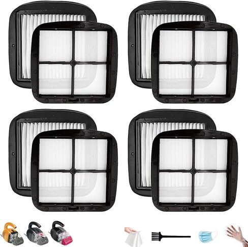 NKA 97D5 vacuum filter for bissell pet hair eraser vacuum filter Corded Handheld Vacuum 33A1, 35V4, 47R5 Series, Replace Part #2037416, 2031432 for bissell vac filter(4 Pack) in Kuwait