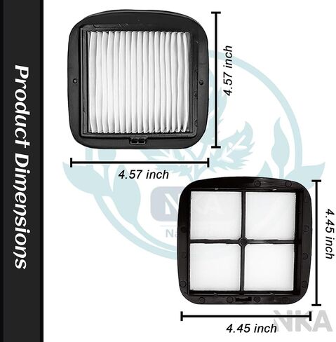 NKA 97D5 vacuum filter for bissell pet hair eraser vacuum filter Corded Handheld Vacuum 33A1, 35V4, 47R5 Series, Replace Part #2037416, 2031432 for bissell vac filter(4 Pack) in Kuwait