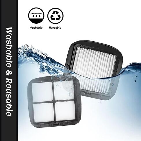 NKA 97D5 vacuum filter for bissell pet hair eraser vacuum filter Corded Handheld Vacuum 33A1, 35V4, 47R5 Series, Replace Part #2037416, 2031432 for bissell vac filter(4 Pack) in Kuwait