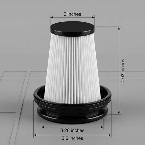 Citivisovd H8 Haep Filter Compatible With Besweep Grand H8 Stick Vacuum Cleaner-4Pack in Kuwait