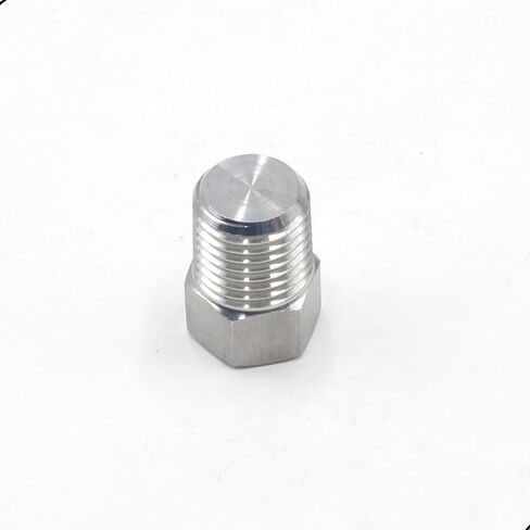 HFS(R) قابس طرفي سداسي 1/4 بوصة NPT ذكر، رأس سداسي من الفولاذ المقاوم للصدأ 304، حزمة من 1 in Kuwait