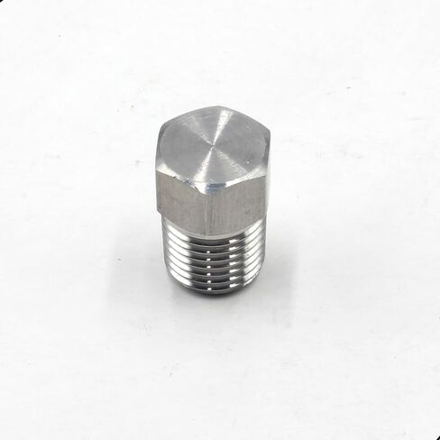 HFS(R) قابس طرفي سداسي 1/4 بوصة NPT ذكر، رأس سداسي من الفولاذ المقاوم للصدأ 304، حزمة من 1 in Kuwait