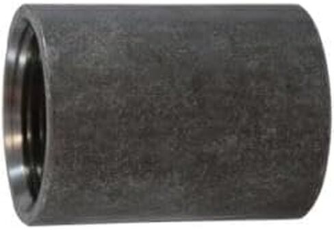 MIDLAND INDUSTRIES 65778 Merchant Coupling, 2 in FPT x 2 in FPT, Steel, Black in Kuwait