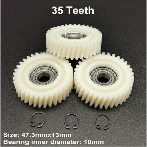 47.3x13mm Oblique Planetary Gear 35 Teeth Helical Gears with 6900Z Bearings Wheel Hubs Electric Bike Nylon Gear for E-Bike Parts in Kuwait