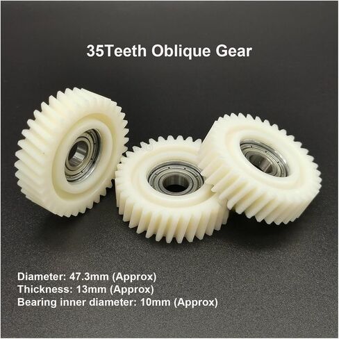 47.3x13mm Oblique Planetary Gear 35 Teeth Helical Gears with 6900Z Bearings Wheel Hubs Electric Bike Nylon Gear for E-Bike Parts in Kuwait