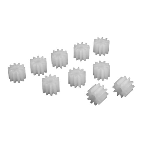 Shaft Pinion 10pcs 0.5 Module 10 Teeth Plastic Small Motor Gear 1.5mm 2mm Tight Fit Shaft Cylindrical Gear 5.7mm Diameter 0.5M 10T Gear Motor Transmission(1.5mm bore) in Kuwait