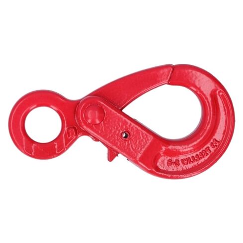 1pc Slip Hook Safty Lock Self Locking Eye Type Safety Lifting Hooks Working Tension 1.12T in Kuwait