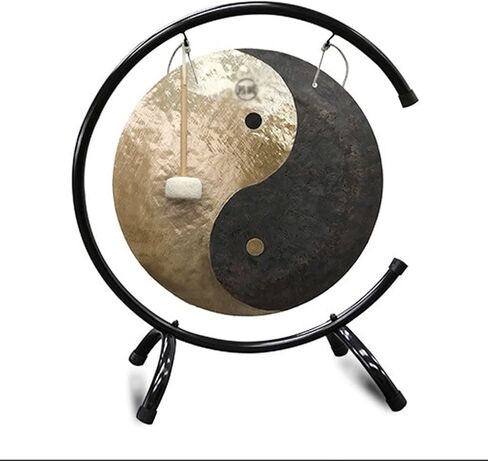 gong Percussion Instruments Authentic gong Zen Table Kung Fu Tai Chi Symbols Feng Shui Meditation Table Bell Home Accessories Housewarming Celebration Blessing Gift(Color:1,Size:60cm.) in Kuwait