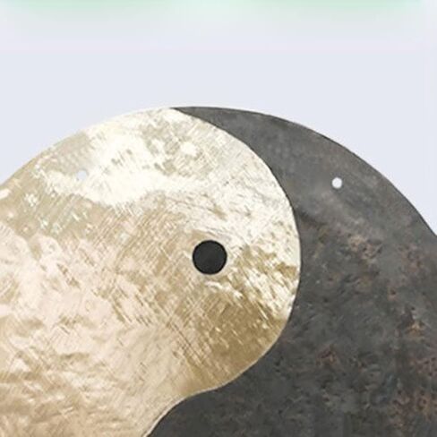 gong Percussion Instruments Authentic gong Zen Table Kung Fu Tai Chi Symbols Feng Shui Meditation Table Bell Home Accessories Housewarming Celebration Blessing Gift(Color:1,Size:60cm.) in Kuwait