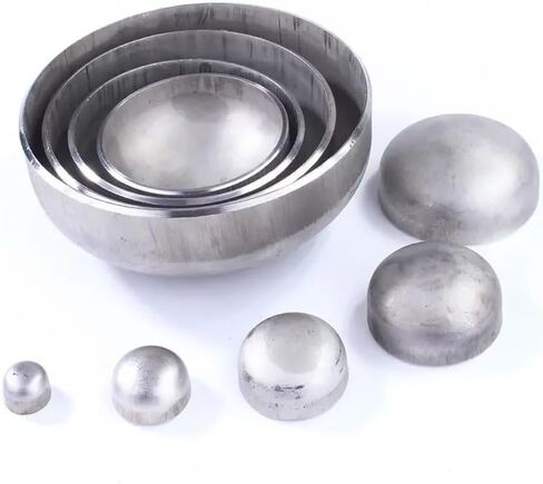 1pc 350mm ID Tube End Cap 1.5mm Thickness 304 Stainless Steel Pipe Fitting Blind Head Plumbing Fittings in Kuwait