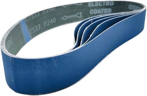 حزام ساندر 5 قطع 915 ملم أشرطة صنفرة 50 × حزام 2 بوصة 36 بوصة منصهر زركونيا الألومينا أحزمة كاشطة تلميع مجموعة مزيج معدني (240) in Kuwait
