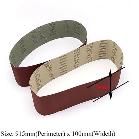 1PCS 100 x 915mm Aluminum Oxide Sanding Belts - Flexible and Durable Abrasive Belts for Grinding and Polishing(240Grit) in Kuwait