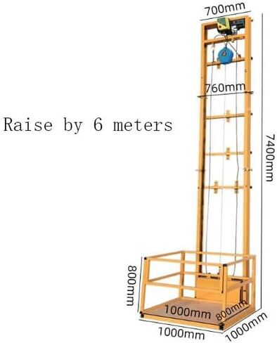 Electric Lifting Elevator Warehouse Management, Loading and Unloading Cargo Lifting Platform, Household Elevator(Small) in Kuwait