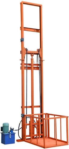 Electric Lifting Elevator Small Hydraulic Lifting Platform, Warehouse, Factory, Household Elevator, Cargo(XL) in Kuwait