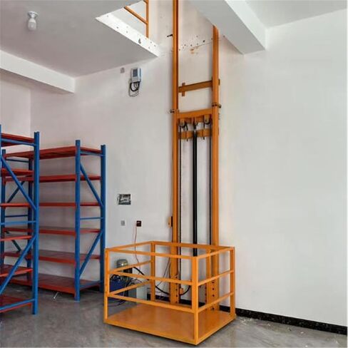 Electric Lifting Elevator Small Hydraulic Lifting Platform, Warehouse, Factory, Household Elevator, Cargo(XL) in Kuwait