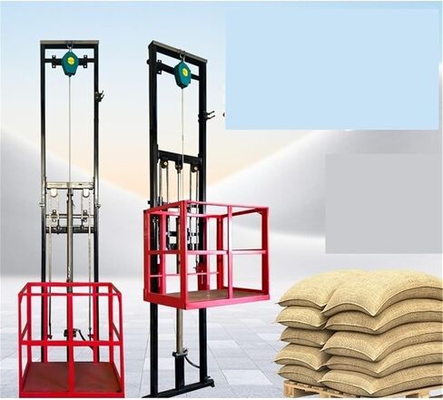 Electric Lifting Elevator Guide Rail Electric Elevator, Small Lifting Platform, Warehouse, Dock, Basement, Simple in Kuwait