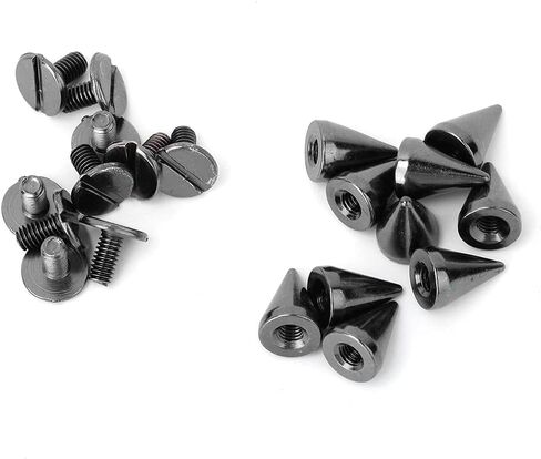 Generic Durable Stud Spike Rivet 50pcs Metal Set for DIY Clothing Accessories Jackets Shoes Multicolor (Gray) in Kuwait