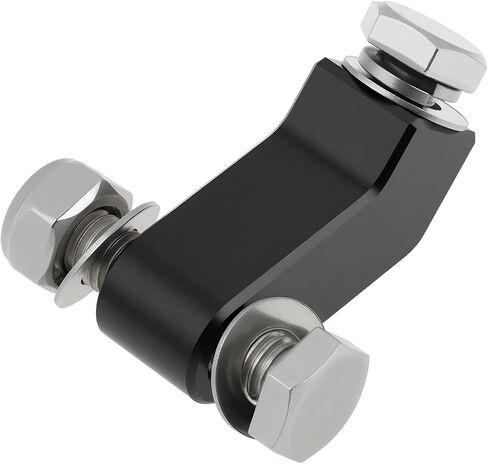 The Lord of the Tools Motorcycle Headlight Extension Block 02002-0069-FM2 Compatible with Har-Ley Dyna Super Glide Black in Kuwait