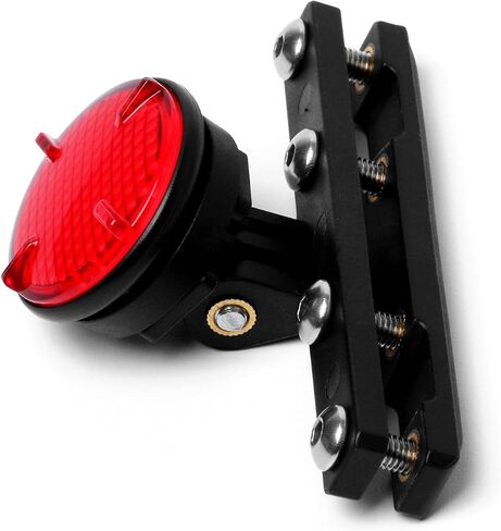 2 in 1 Bike Seat Bow Reflector Light Hidden Mount Protective Shell Cover for AirTag, Bike Saddle Rails Anti-Theft Reflector Mounts Tracker Holder in Kuwait