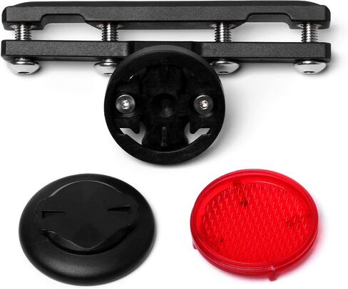 2 in 1 Bike Seat Bow Reflector Light Hidden Mount Protective Shell Cover for AirTag, Bike Saddle Rails Anti-Theft Reflector Mounts Tracker Holder in Kuwait
